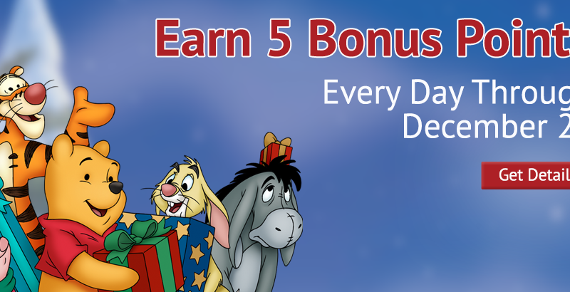 Disney Movie Rewards: 5 FREE Points Every Day through Dec. 25th