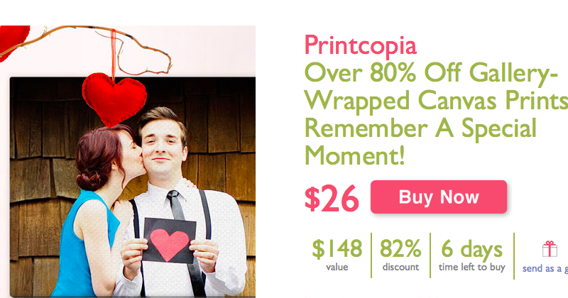 Printcopia: 16×20 Wrapped Canvas for Only $26