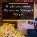 This recipe could save you hundreds of dollars! Plus read lots of great quick hacks to help keep your dishwasher running clean and efficiently.