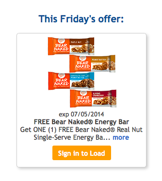 Snag a coupon good for a FREE Bare Naked Energy Bar at Kroger stores!