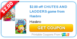 Chutes & Ladders Coupon = $2.88 at Walmart