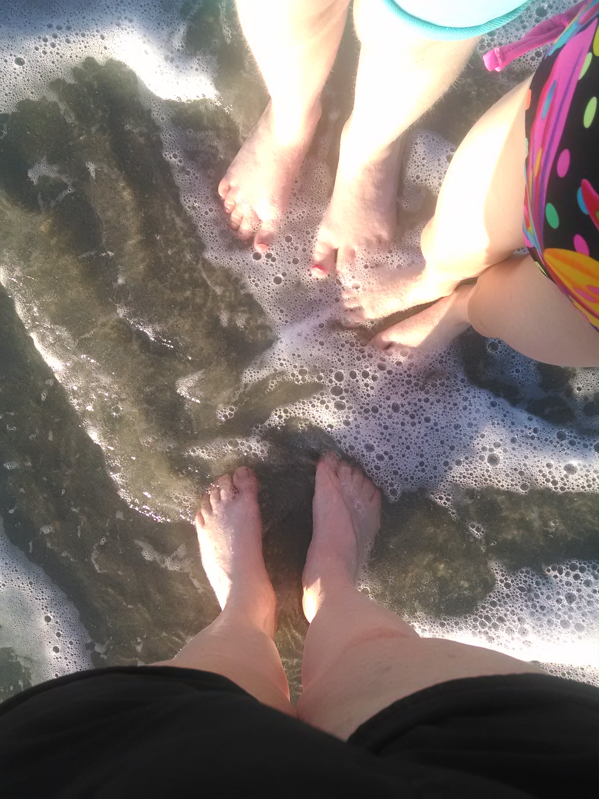 Toes in the Ocean