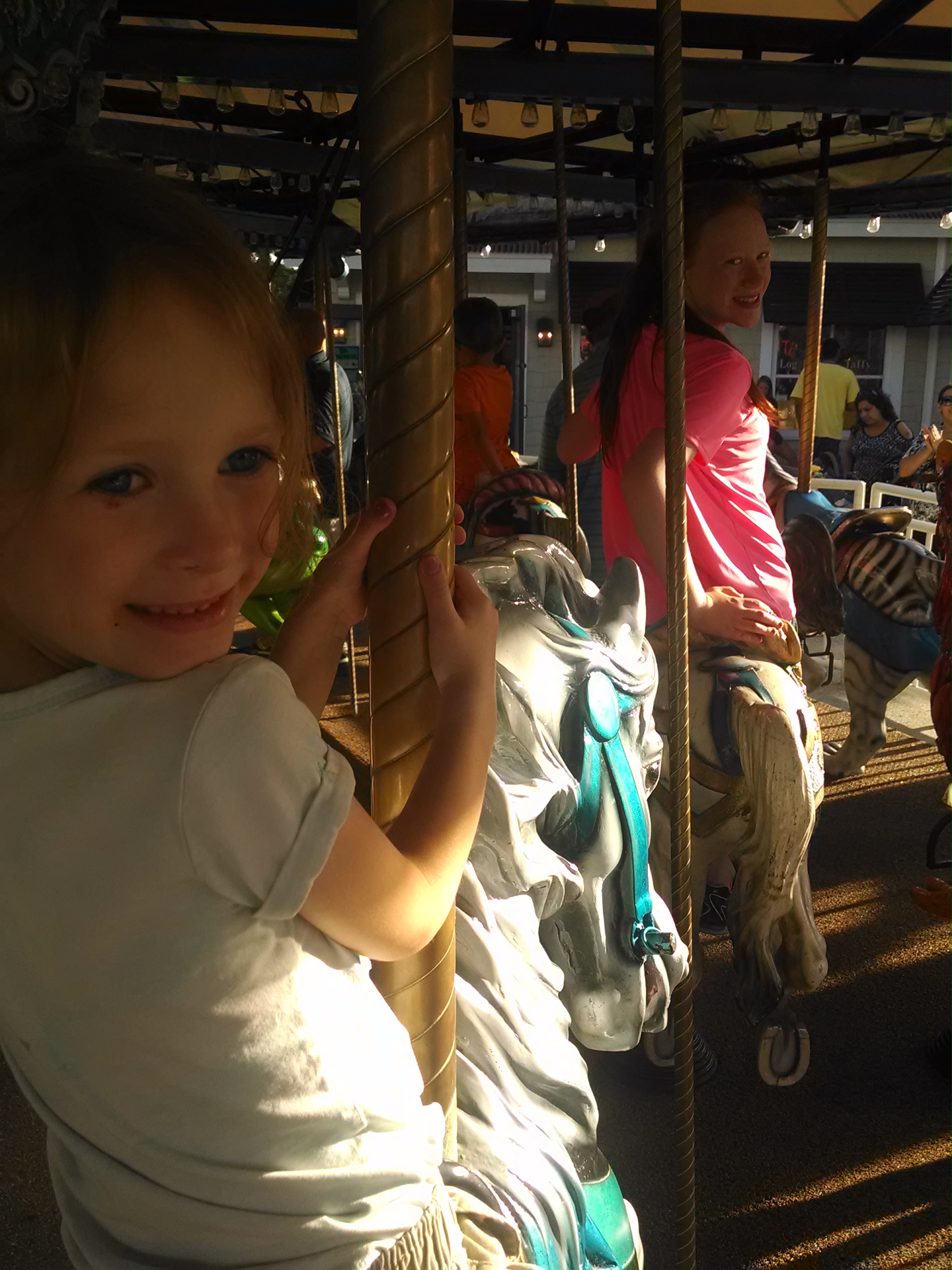Girls on the Carousel