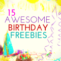 Celebrate your birthday at no cost at all! Check out this great round up of FREEBIES available to you on your birthday.
