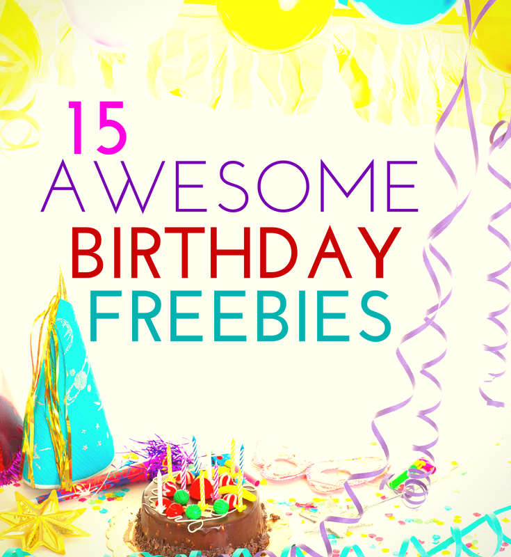 15 Great Birthday Freebies