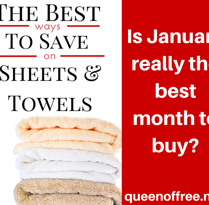 Finding Sheets and Towels on Sale