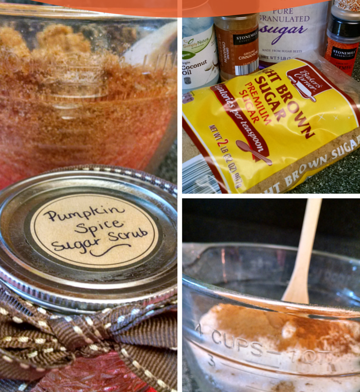 Edible Pumpkin Spice Sugar Scrub