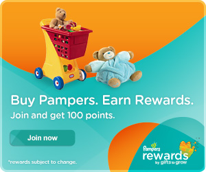 50 Reward Points: Pampers Gifts to Grow Codes