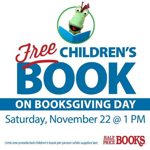 Half Price Books FREE Books
