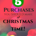 Believe it or not, there are some things you SHOULD buy at Christmas time due to their price point. Read all about it here.