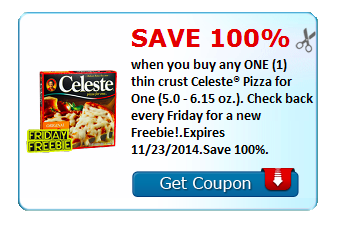 FREE Celeste Pizza & Other Great Coupons