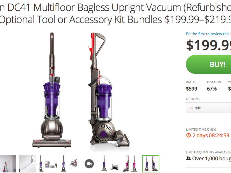 Groupon: Dyson DC41 for $199