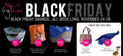 Enter to win FOUR byTavi pieces and learn all about their Black Friday Sale.
