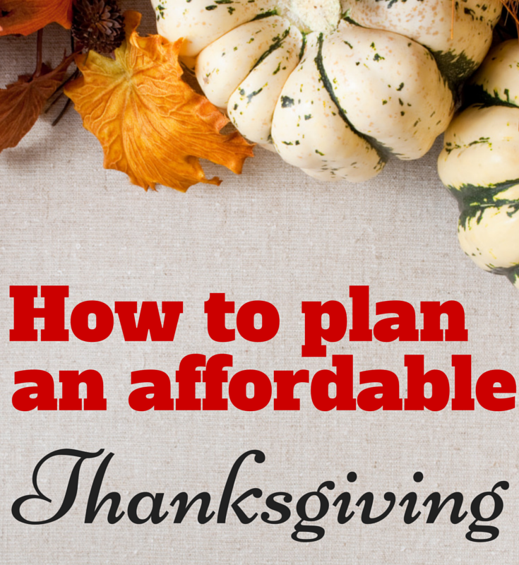 An Affordable Thanksgiving Dinner