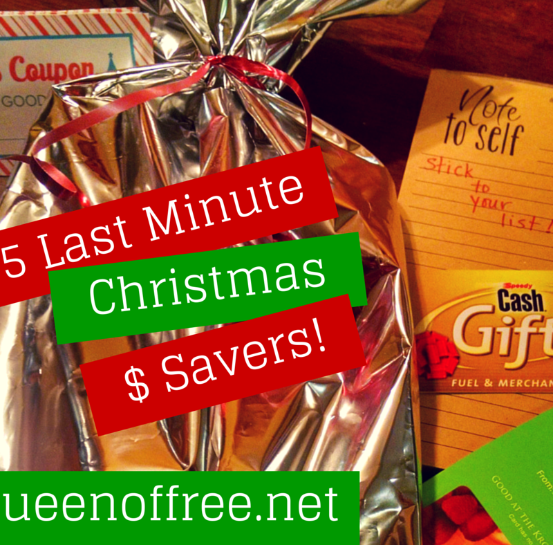 5 Last Minute Christmas Money Saving Ideas