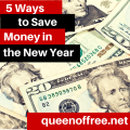 Getting your finances under control at the beginning of the year? Here are five sure fire easy ways to save money!