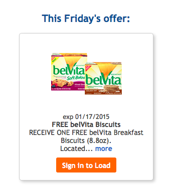Kroger Free Friday Download: belVita Breakfast Biscuits