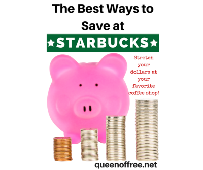 All of the best ways to save money at Starbucks are in this one post! Read it and stretch your dollar each time you go.