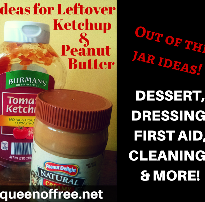 How to Use Leftover Peanut Butter & Ketchup