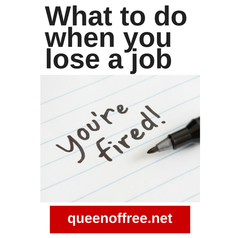 What To Do When You Lose a Job