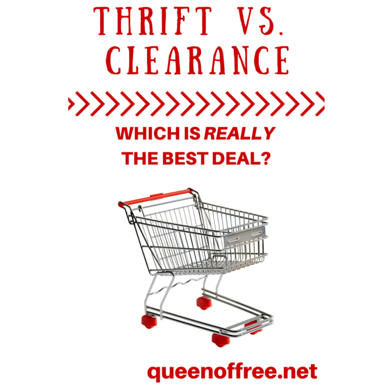 Should You Shop Thrift Store or Buy Clearance?