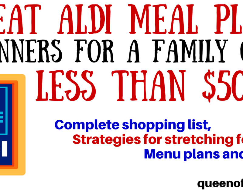 ALDI Meal Plan: 7 Dinners for Less than $50