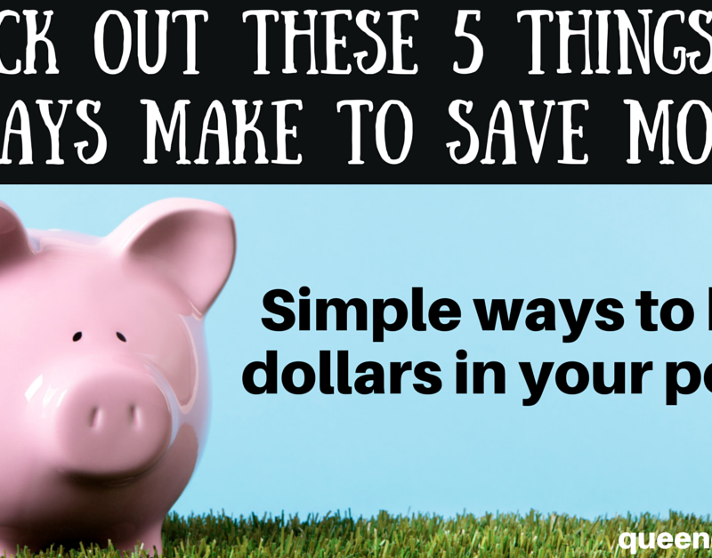 5 Things You Should Always Make Yourself to Save Money