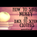 Looking for the best deals on back to school clothes? Be sure to check out this post for awesome tips to save money when you shop!