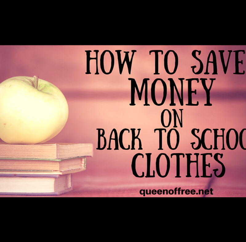 How to Save Money on Back to School Clothes