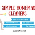 Think you can't make homemade cleaners? Think again. These simple recipes use the same ingredients & work more efficiently than their store counterparts.