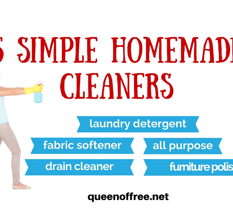5 Easy Homemade Cleaners You Can Make!