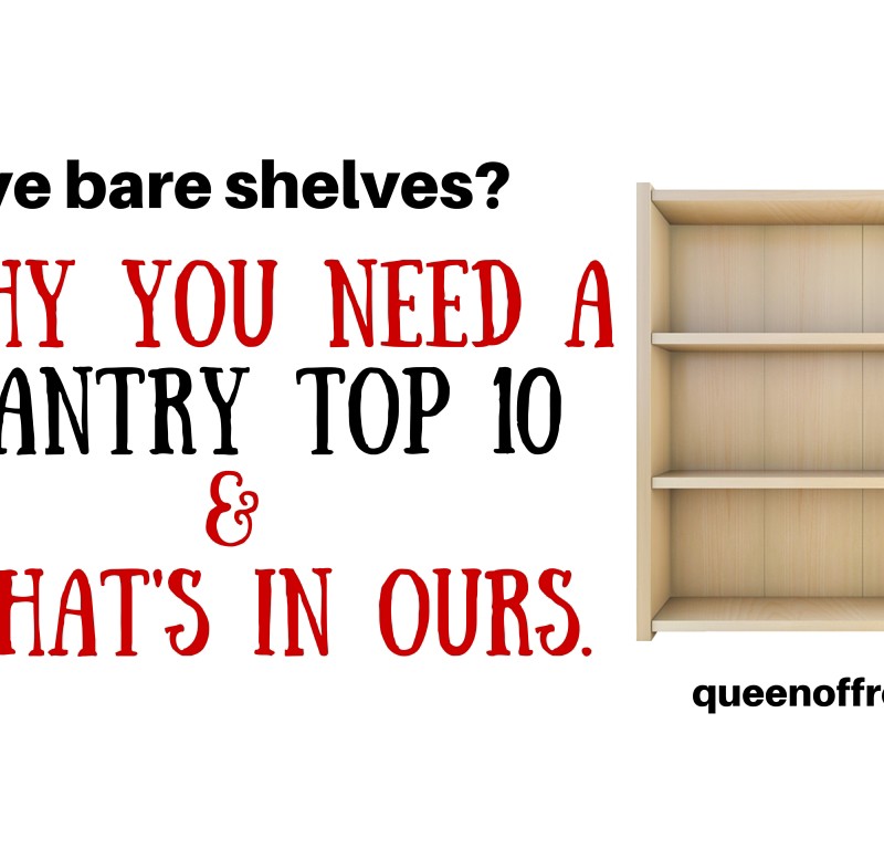 Build a Pantry Top Ten