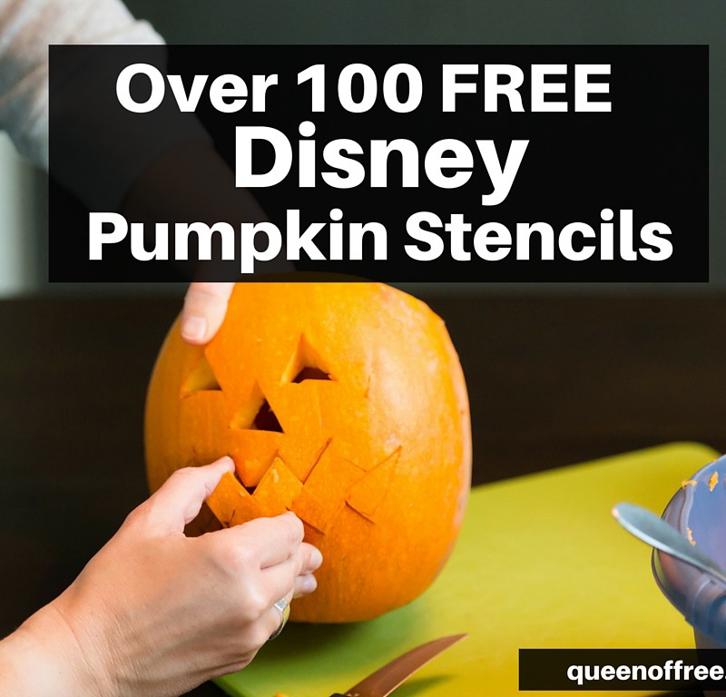 Over 100 FREE Disney Pumpkin Stencils