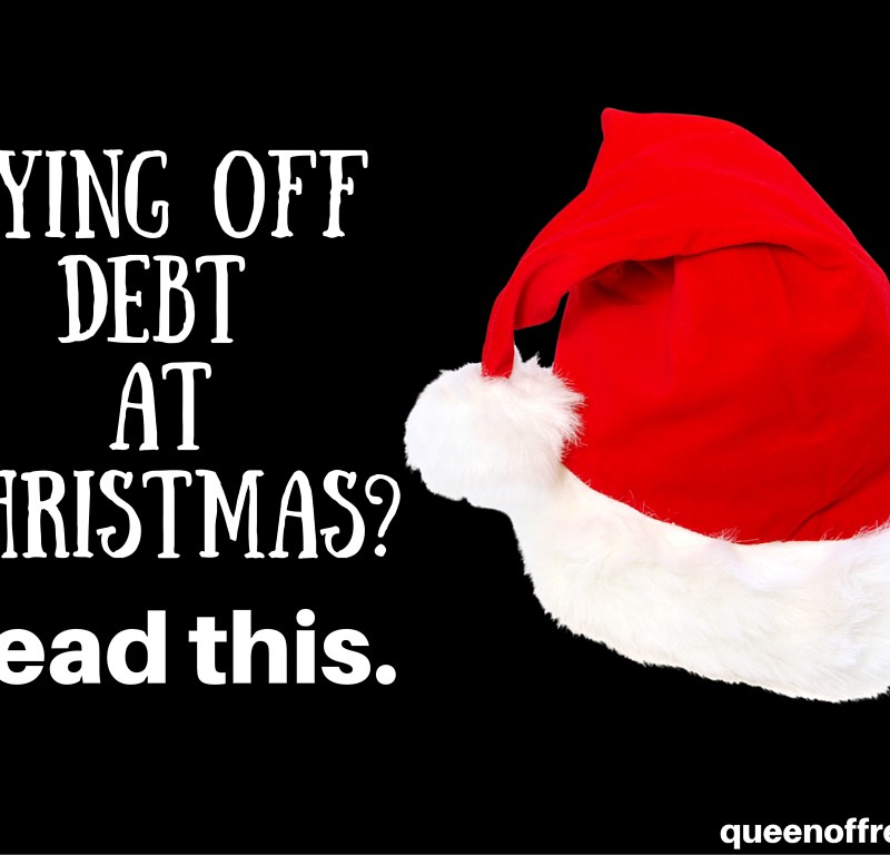 For Those Paying Off Debt at Christmas Time
