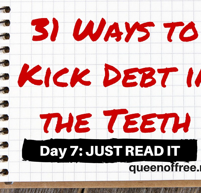 31 Ways to Kick Debt in the Teeth: READ A BOOK