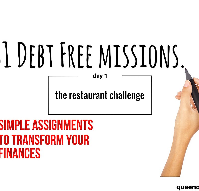 31 Debt Free Missions: Take the Restaurant Challenge