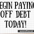 Overwhelmed by your finances? Begin paying off debt TODAY with these solid tips and action steps!