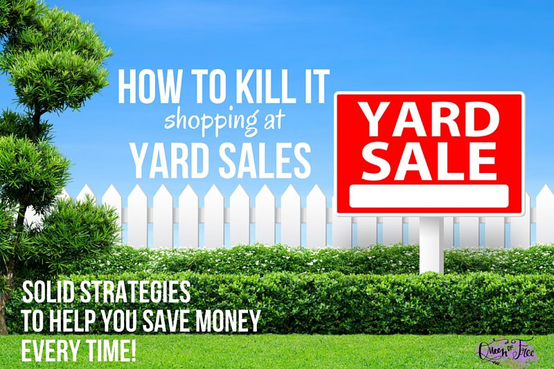 Save More Money Shopping Garage Sales
