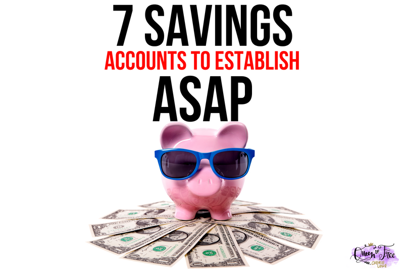 7 Savings Accounts to Establish ASAP