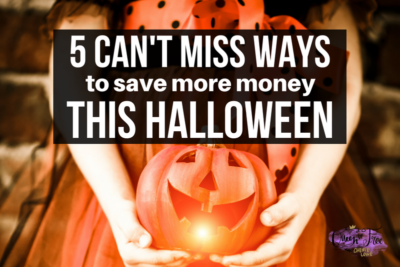 Don't let Halloween terrify your budget! Save More Money This Halloween with these 5 simple tips certain to prevent haunting your wallet.