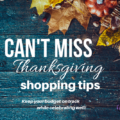 These Thanksgiving Shopping tips will finally stop your overspending! Enjoy a full celebration with enough cash to make it though the holiday season.