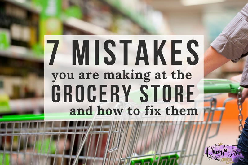 Each time you are making crucial mistakes at the grocery store that are costing you money! Learn what they are and how to stop.