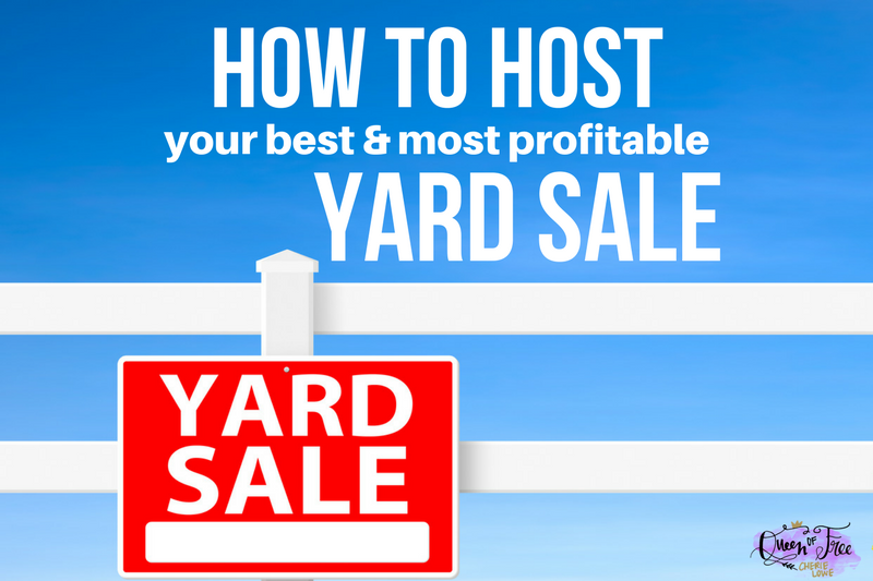 How to Host a Profitable Yard Sale