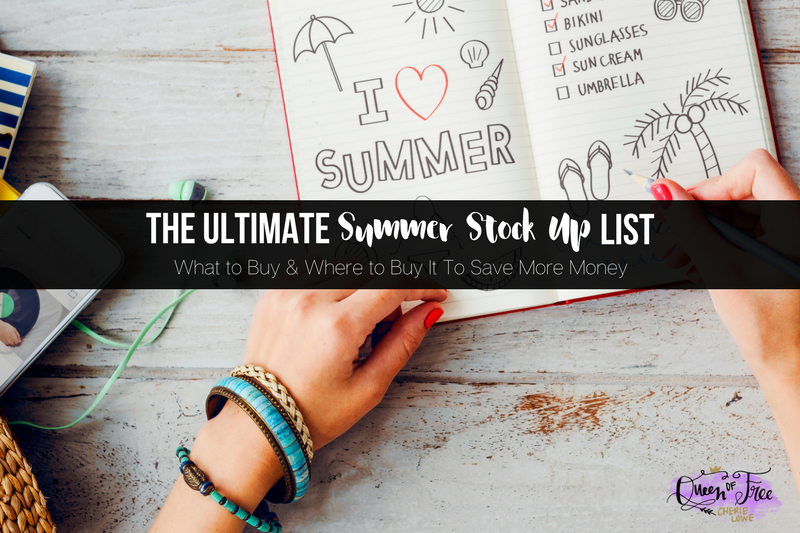 Stock Up to Save Money This Summer