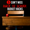 Before the kids hit the books, check your bank account! These 5 Smart Money Saving Back to School Budget Hacks keep your spending in check.