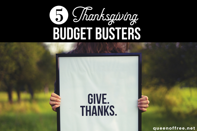 5 Thanksgiving Budget Busters to Avoid