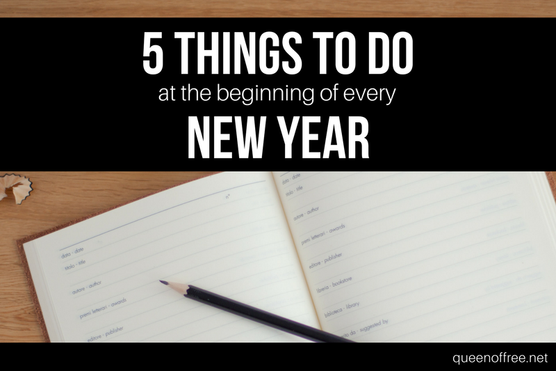 5 Things to Do At the Beginning of Every Year