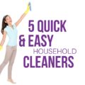 Don't break the bank cleaning your house! You can make these 5 tried and true household cleaners in a snap for less money.