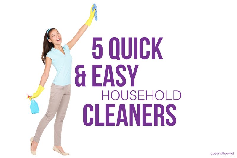 5 Quick & Easy D.I.Y. Household Cleaners