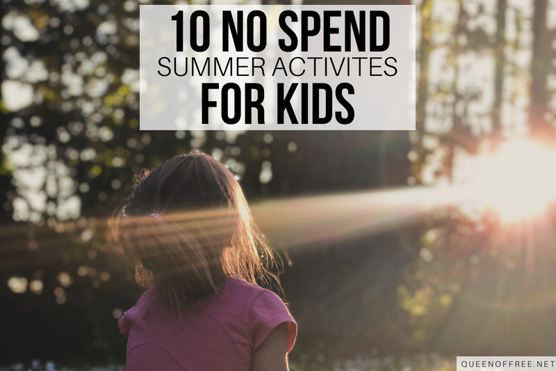 10 No Spend Summer Activities for Kids